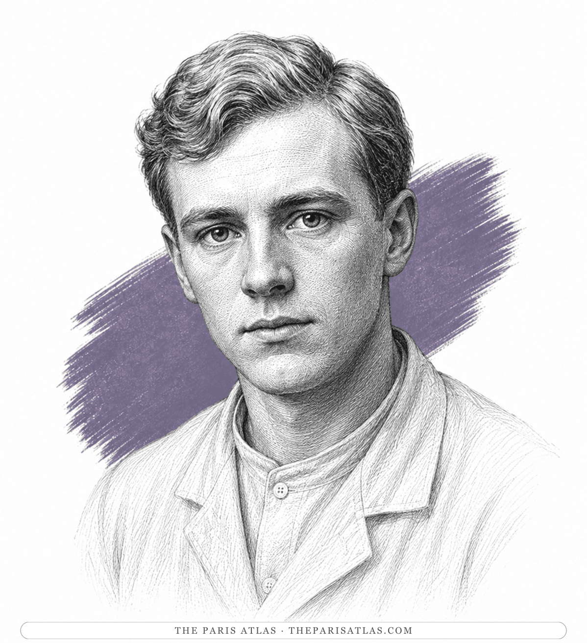 Illustrated portrait of Andrew Raynes