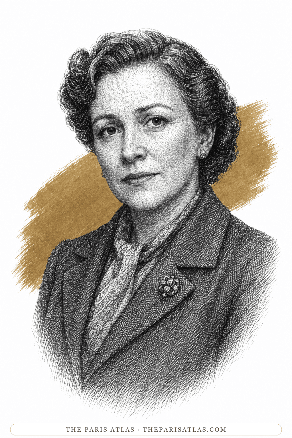Illustrated portrait of Lucy Odell