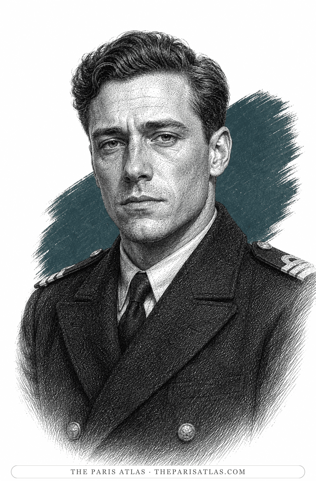 Illustrated portrait of Ralph Ross Lanyon