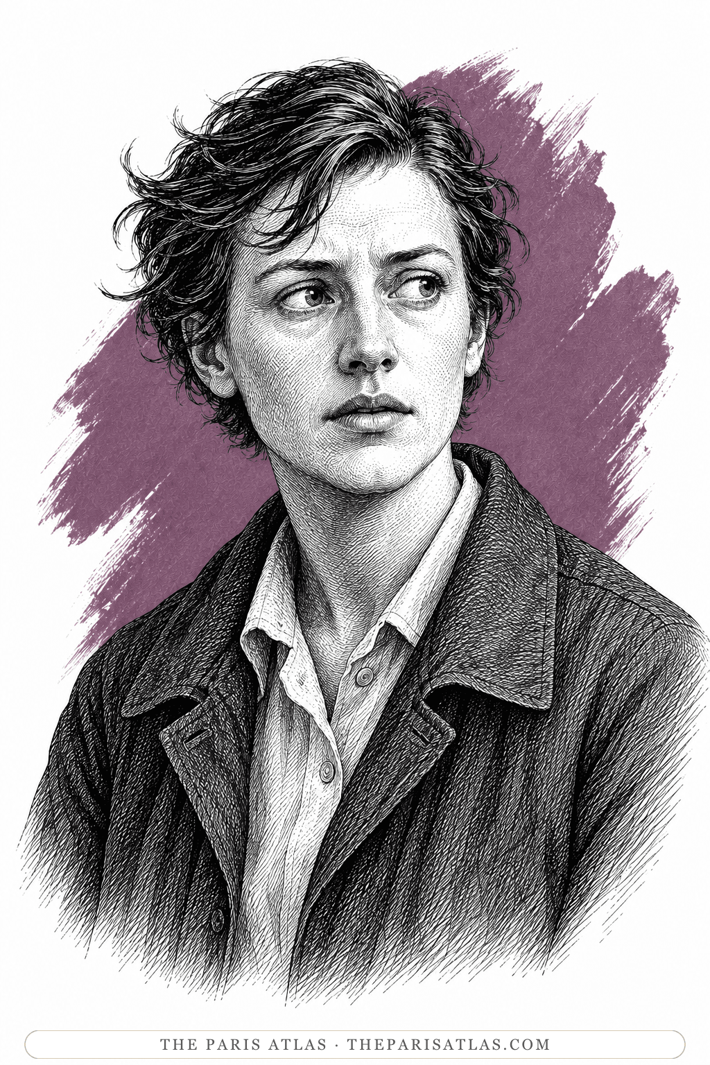 Illustrated portrait of The speaker of Blackberrying