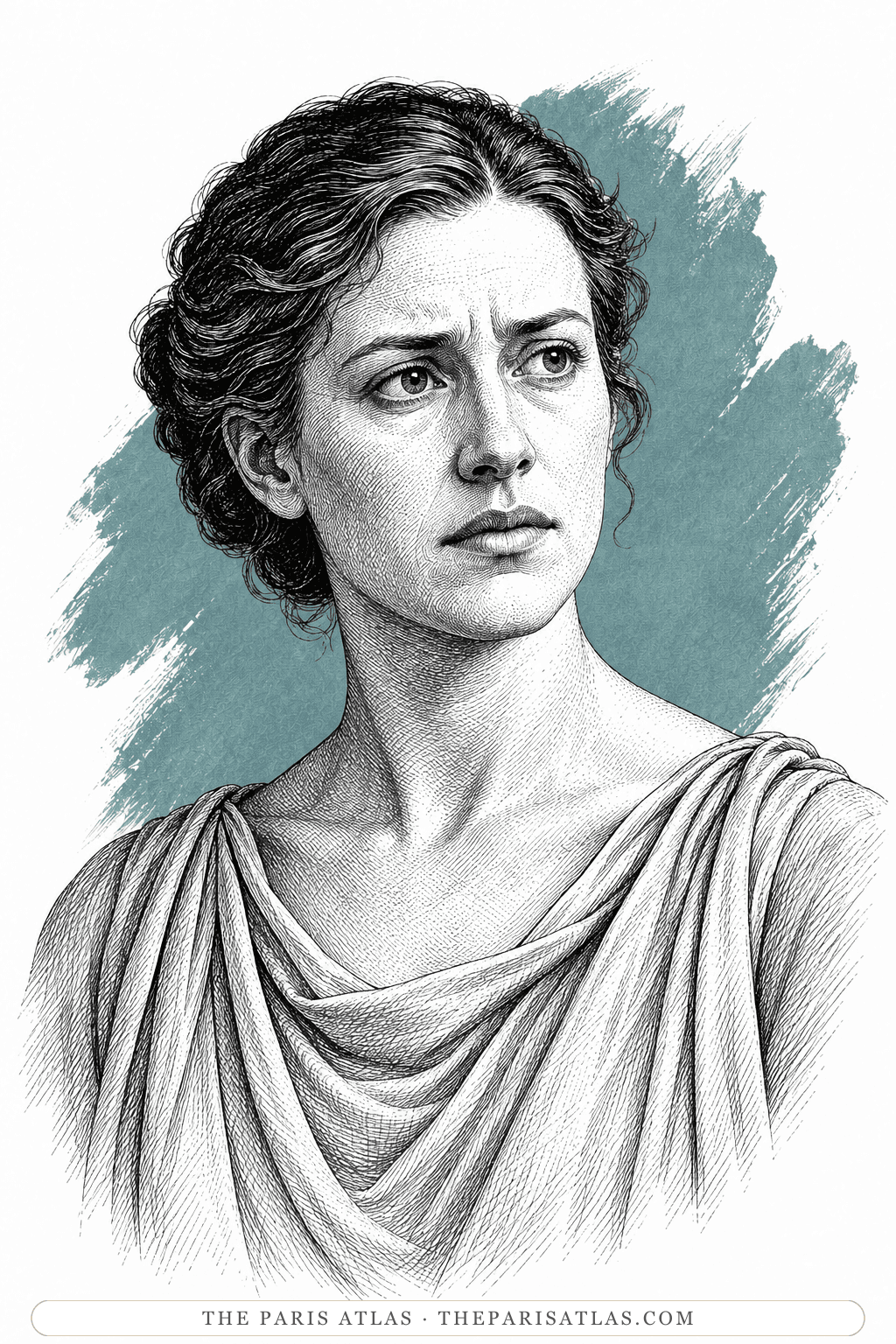 Illustrated portrait of The speaker of Conversation Among the Ruins