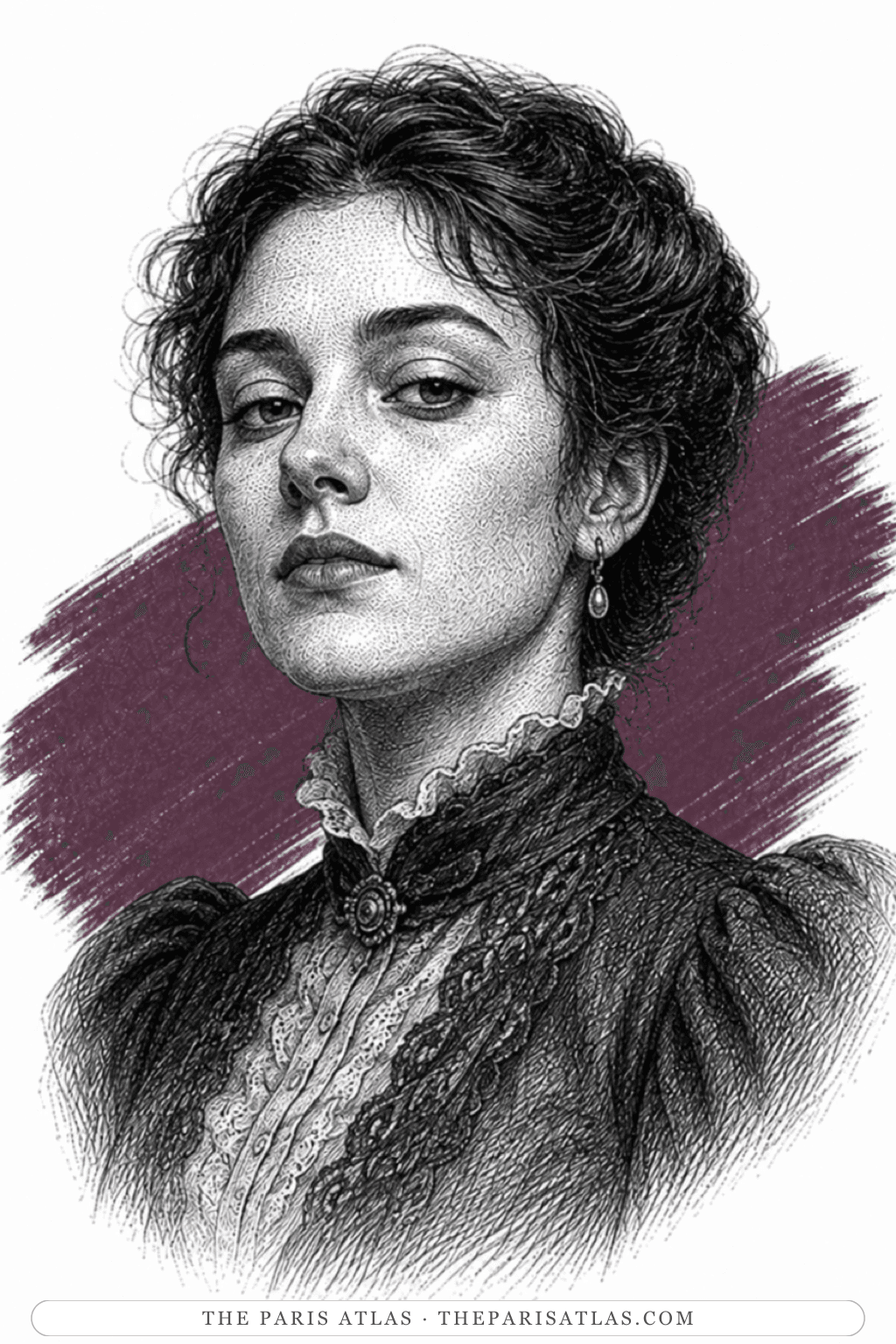Illustrated portrait of Lisa