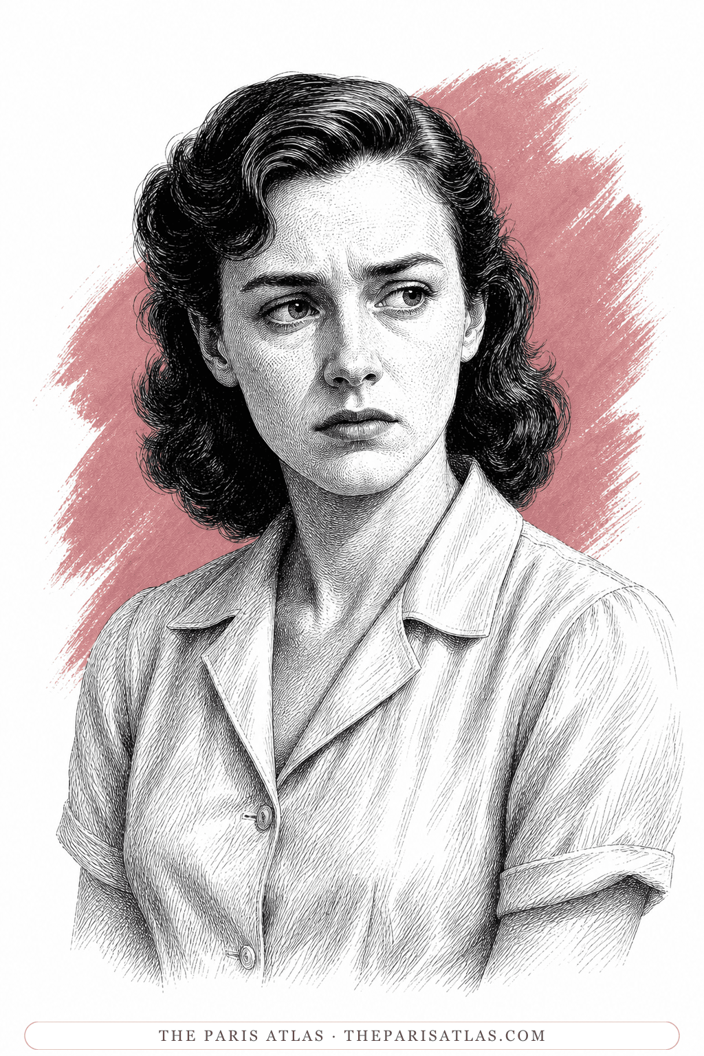 Illustrated portrait of Aileen