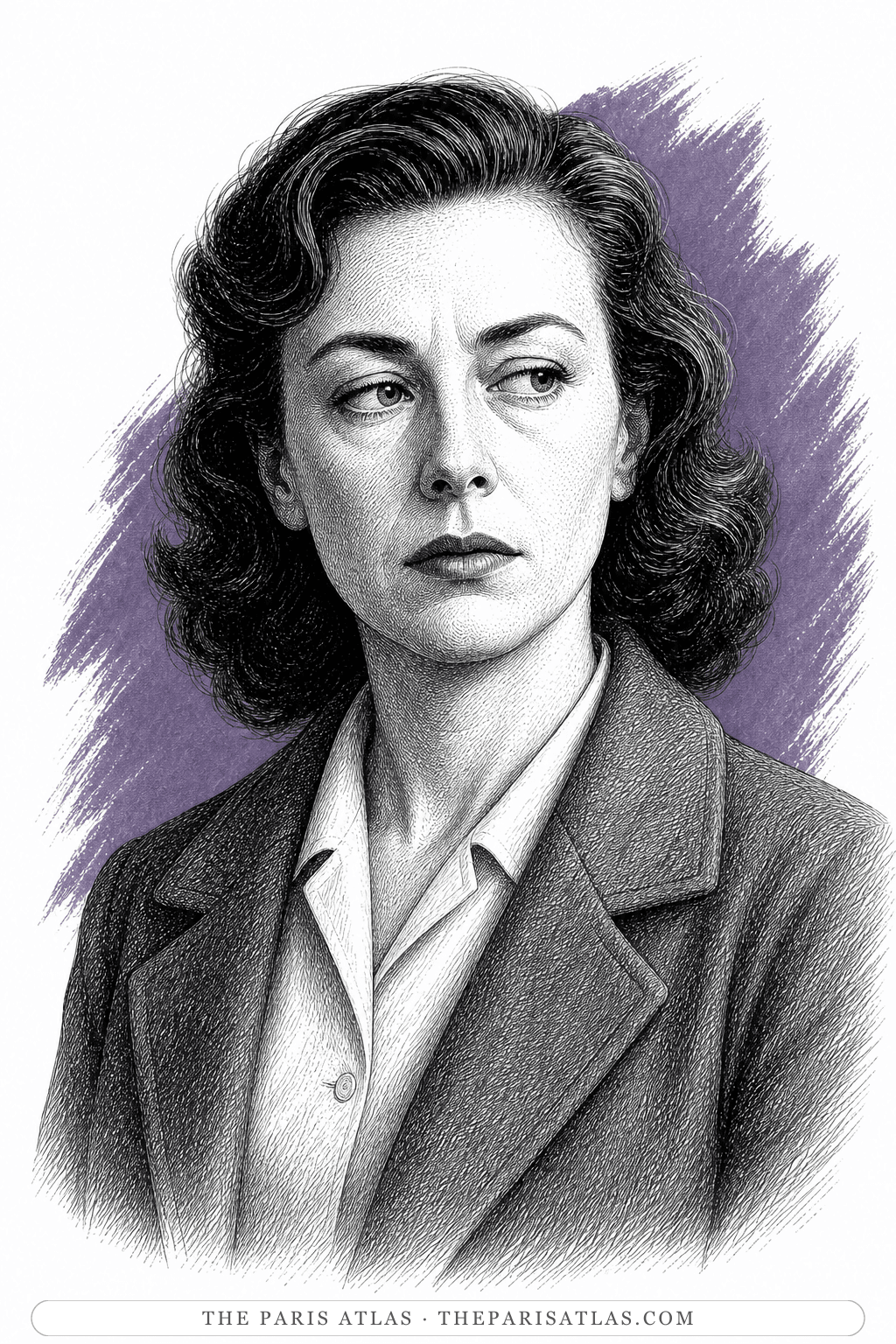Illustrated portrait of Ethel