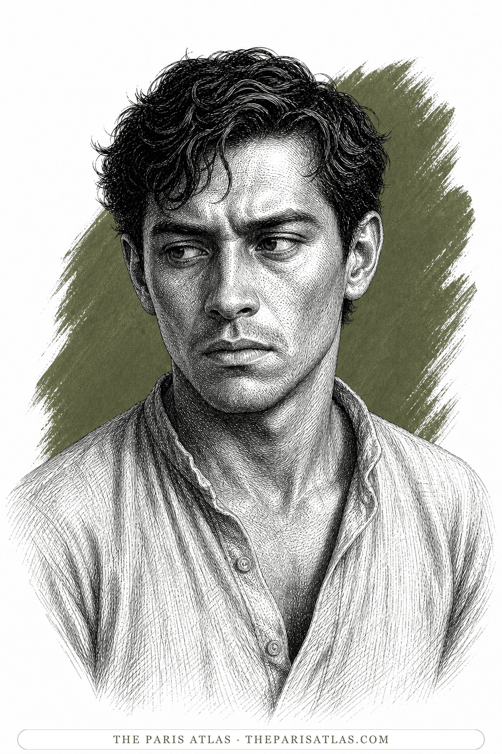 Illustrated portrait of Jacinto