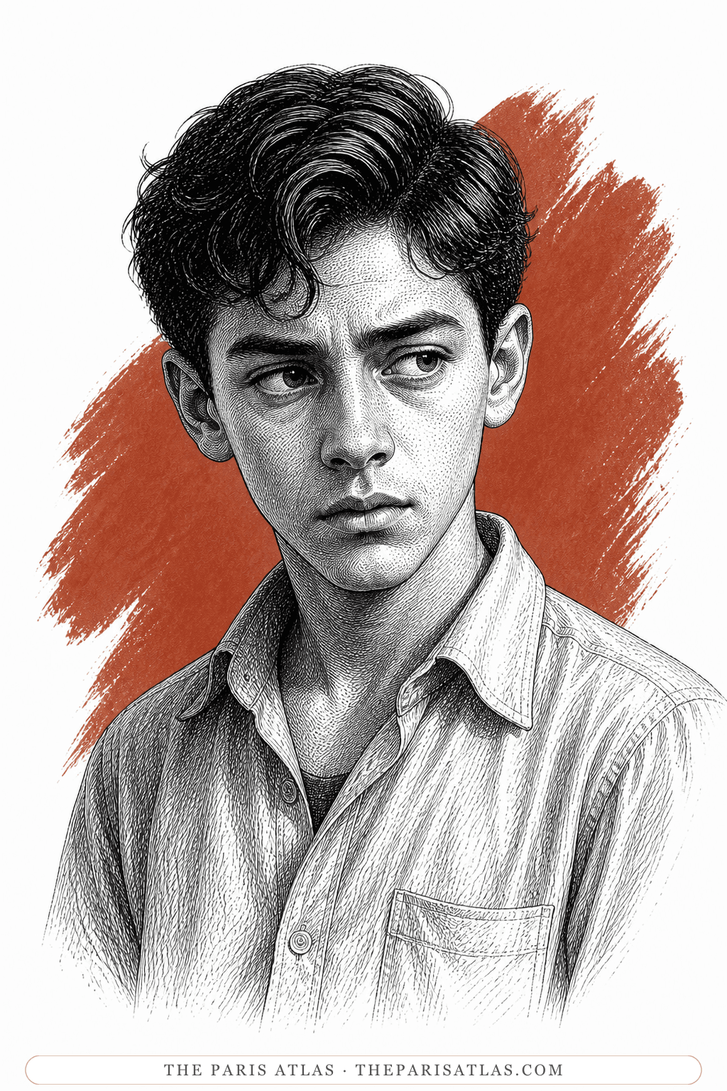 Illustrated portrait of Nicho