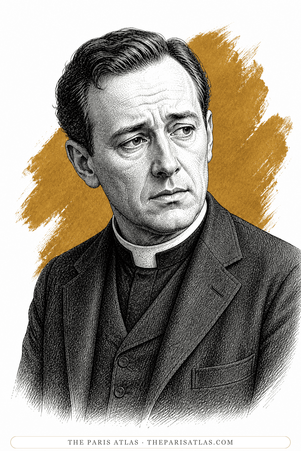 Illustrated portrait of Pastor Dowe