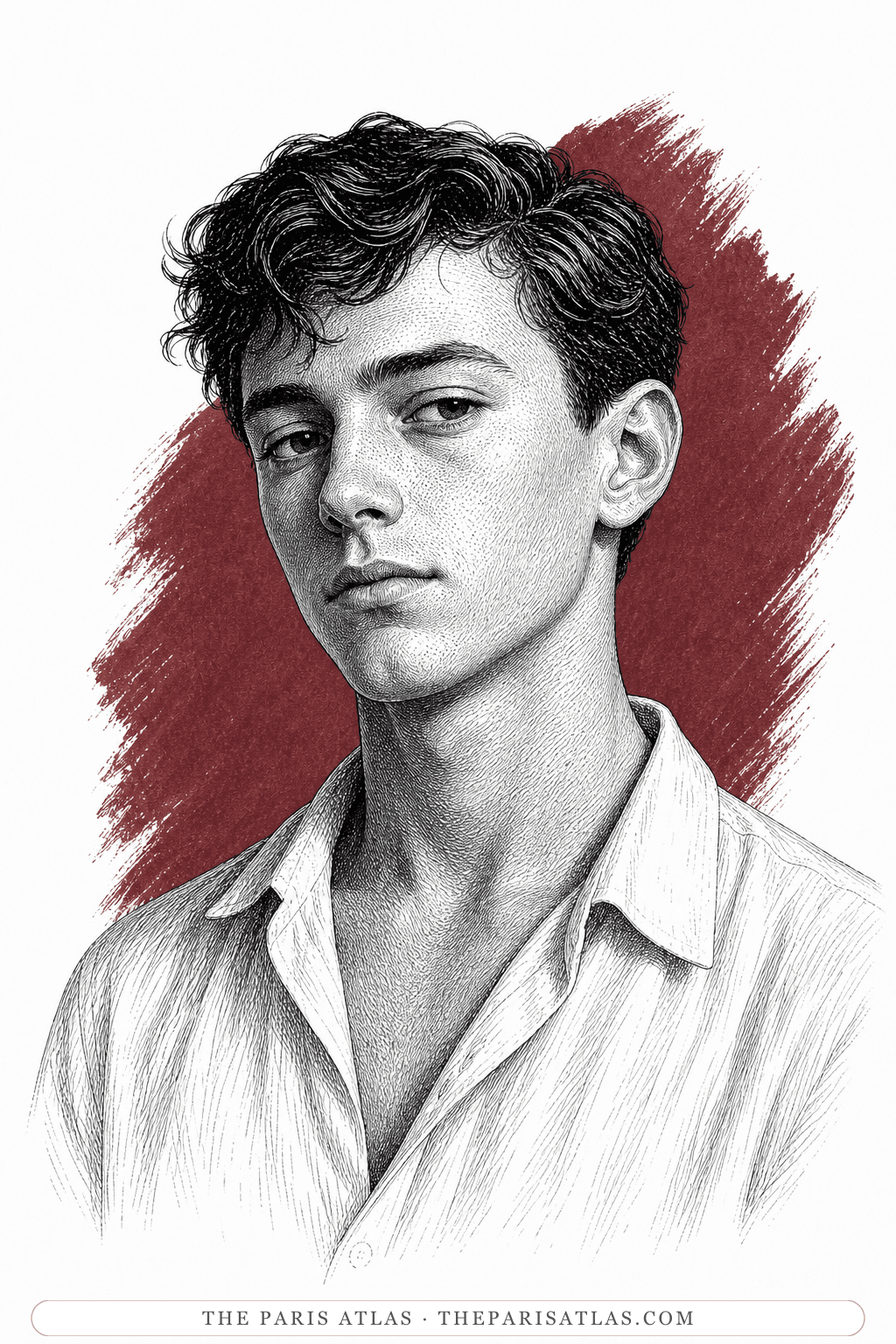 Illustrated portrait of Racky
