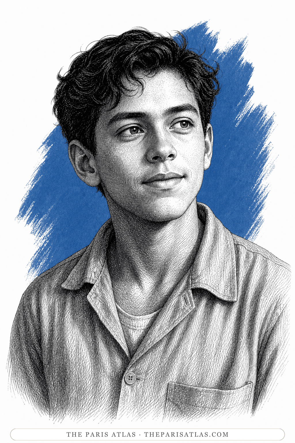 Illustrated portrait of Ramón
