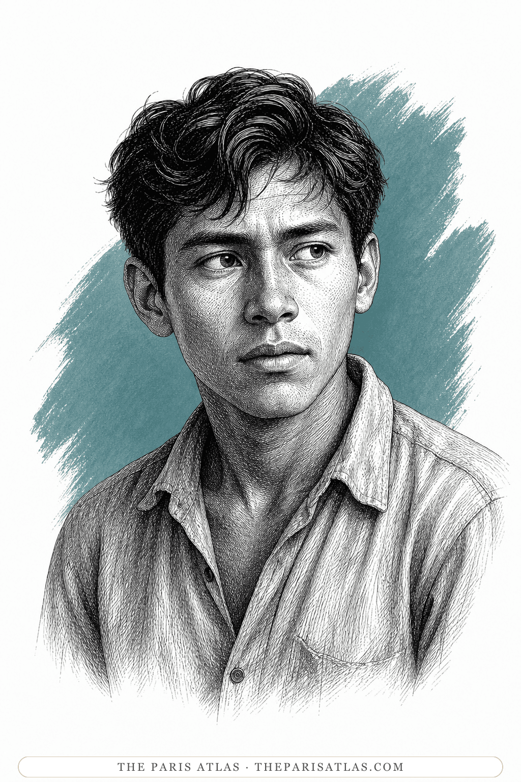 Illustrated portrait of Roberto