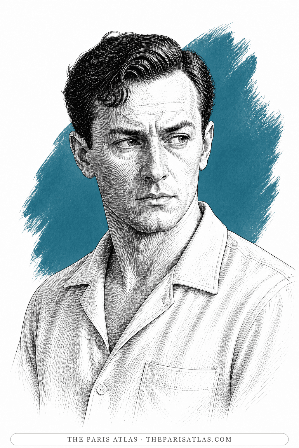 Illustrated portrait of The husband