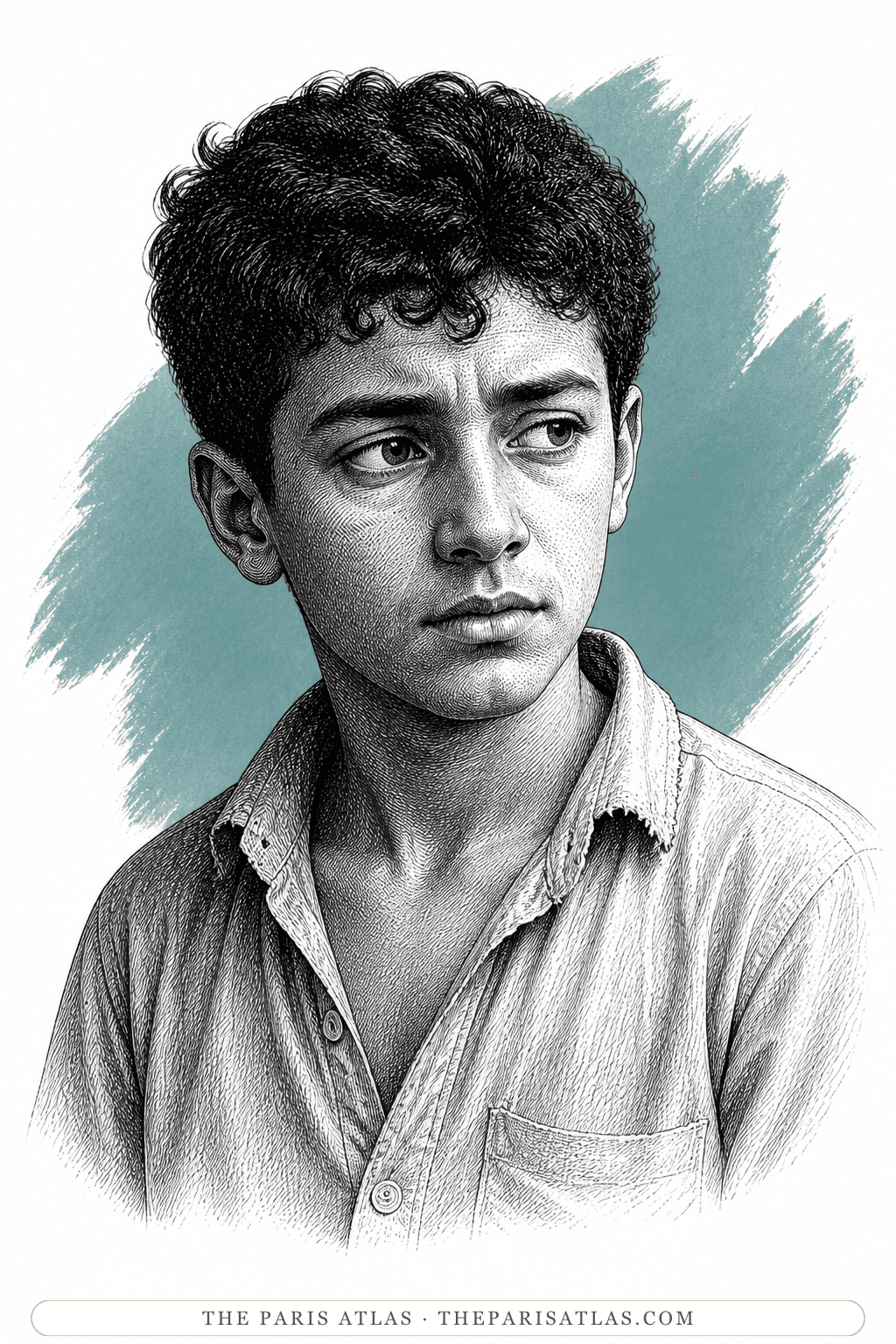 Illustrated portrait of The unnamed boy