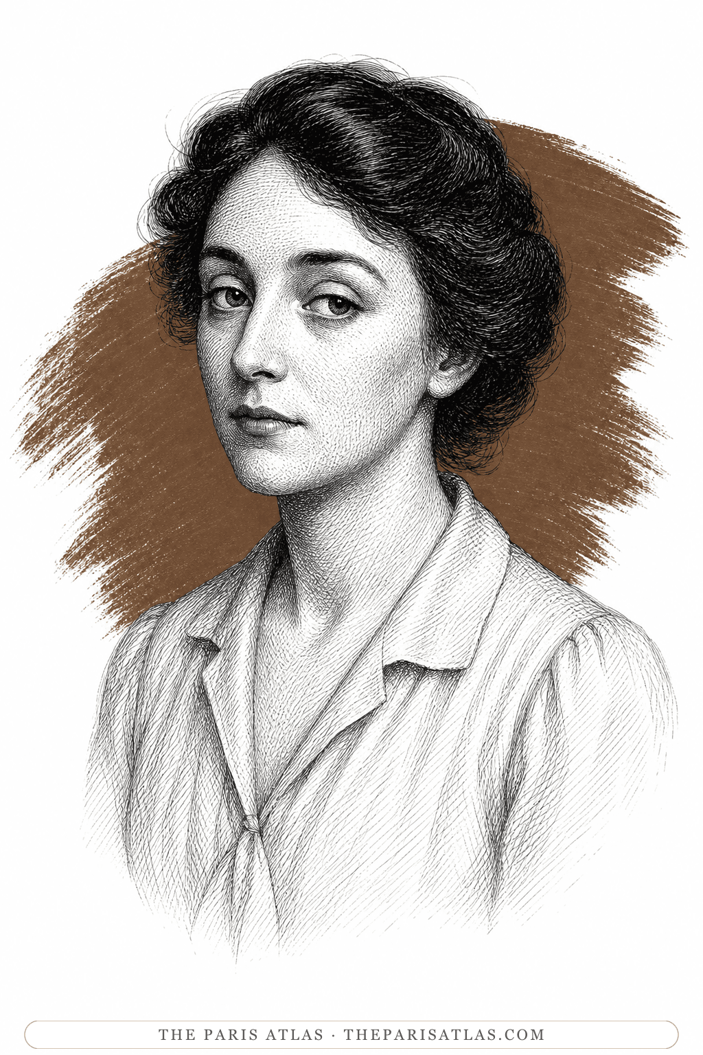 Illustrated portrait of Marguerite S.