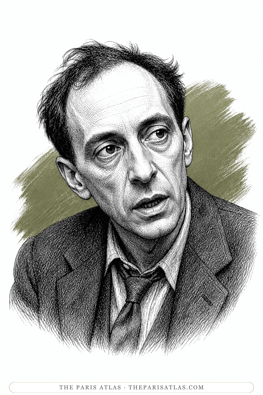 Illustrated portrait of Michael Fraenkel