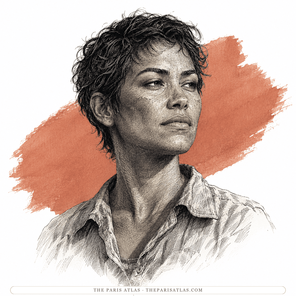Illustrated portrait of Beshun