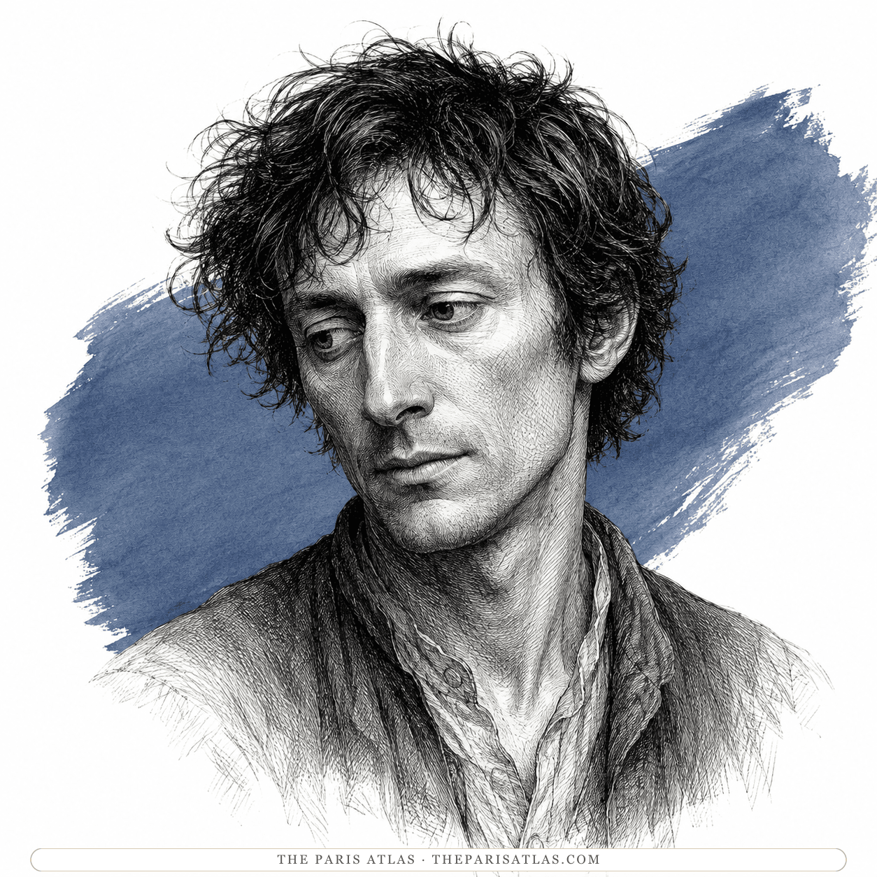 Illustrated portrait of Salas