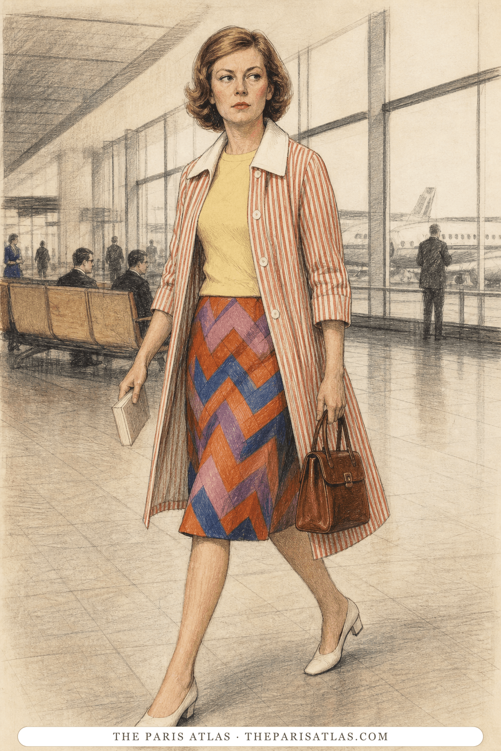 Illustrated portrait of Lise