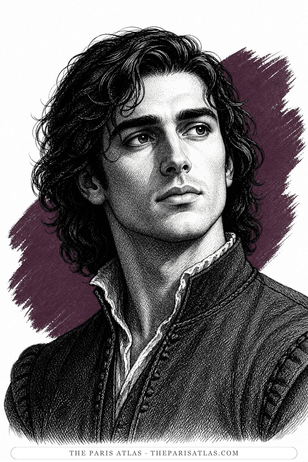 Illustrated portrait of Guido Ferranti