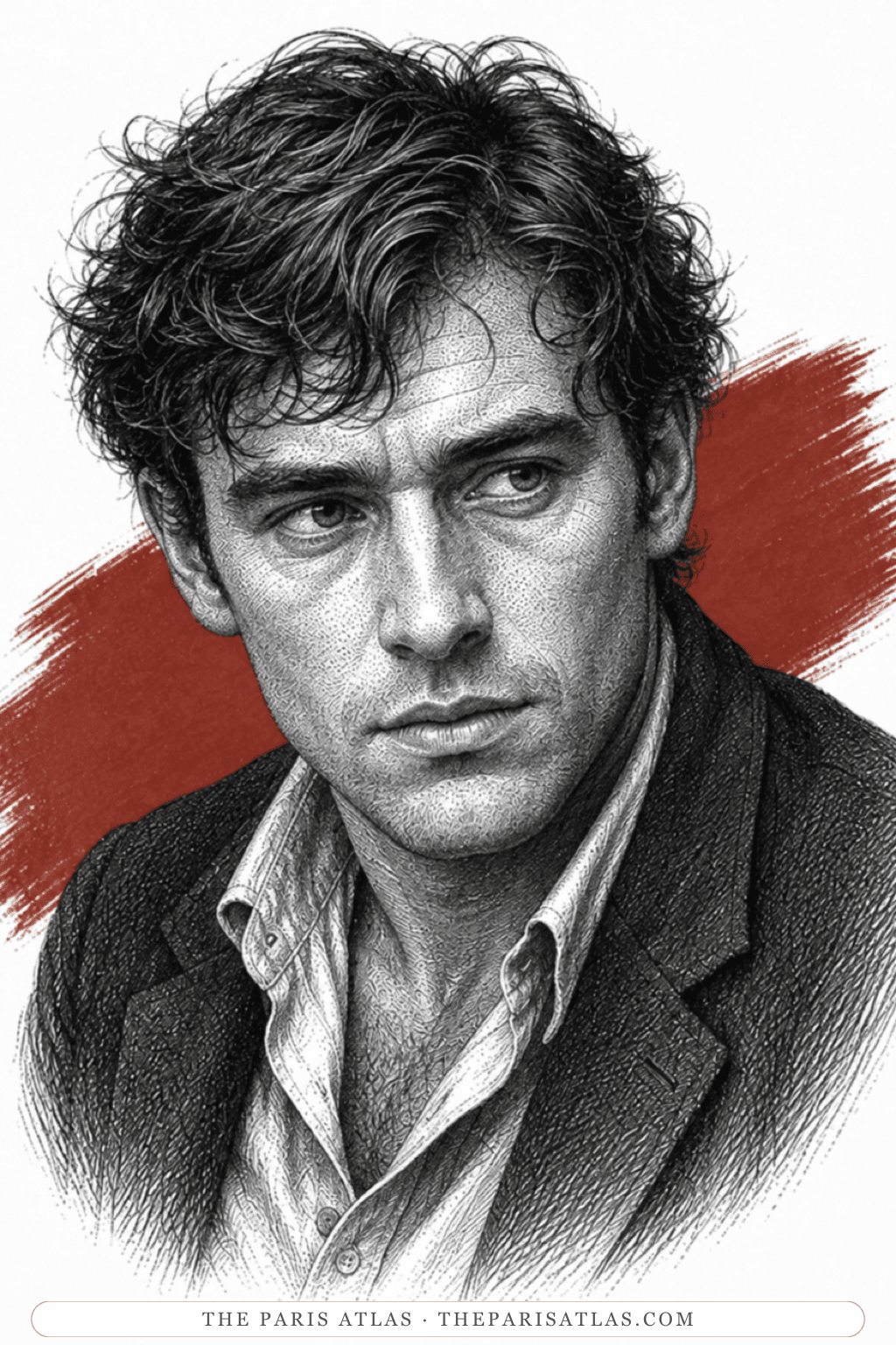 Illustrated portrait of Larry Keevil