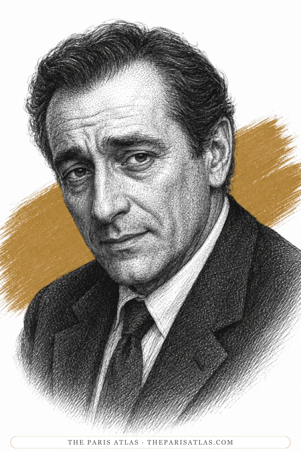 Illustrated portrait of Teddy Visconti