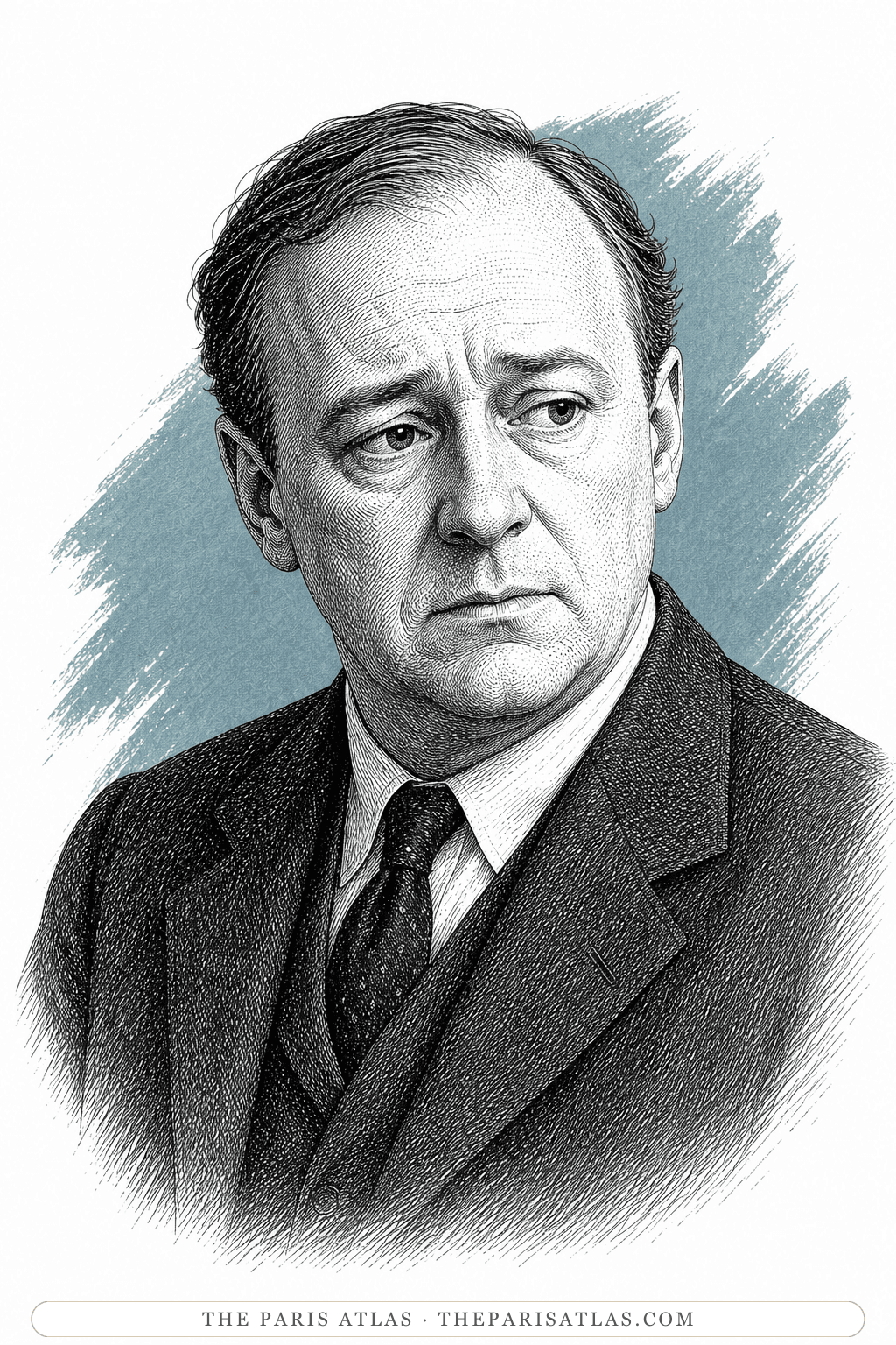 Illustrated portrait of Henry Miles