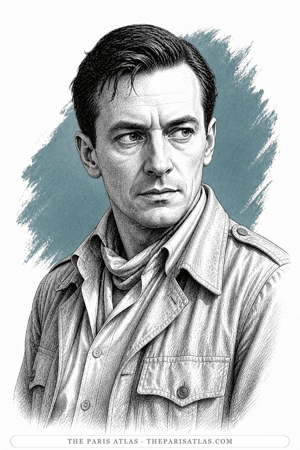 Illustrated portrait of Eppler