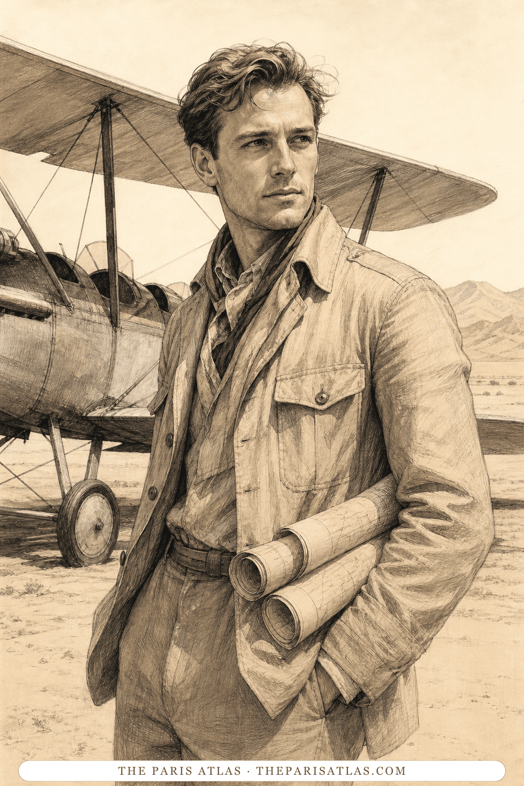 Illustrated portrait of Geoffrey Clifton