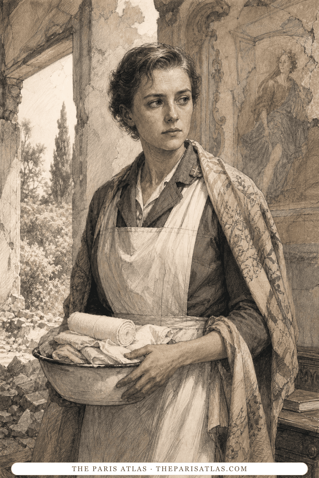 Illustrated portrait of Hana
