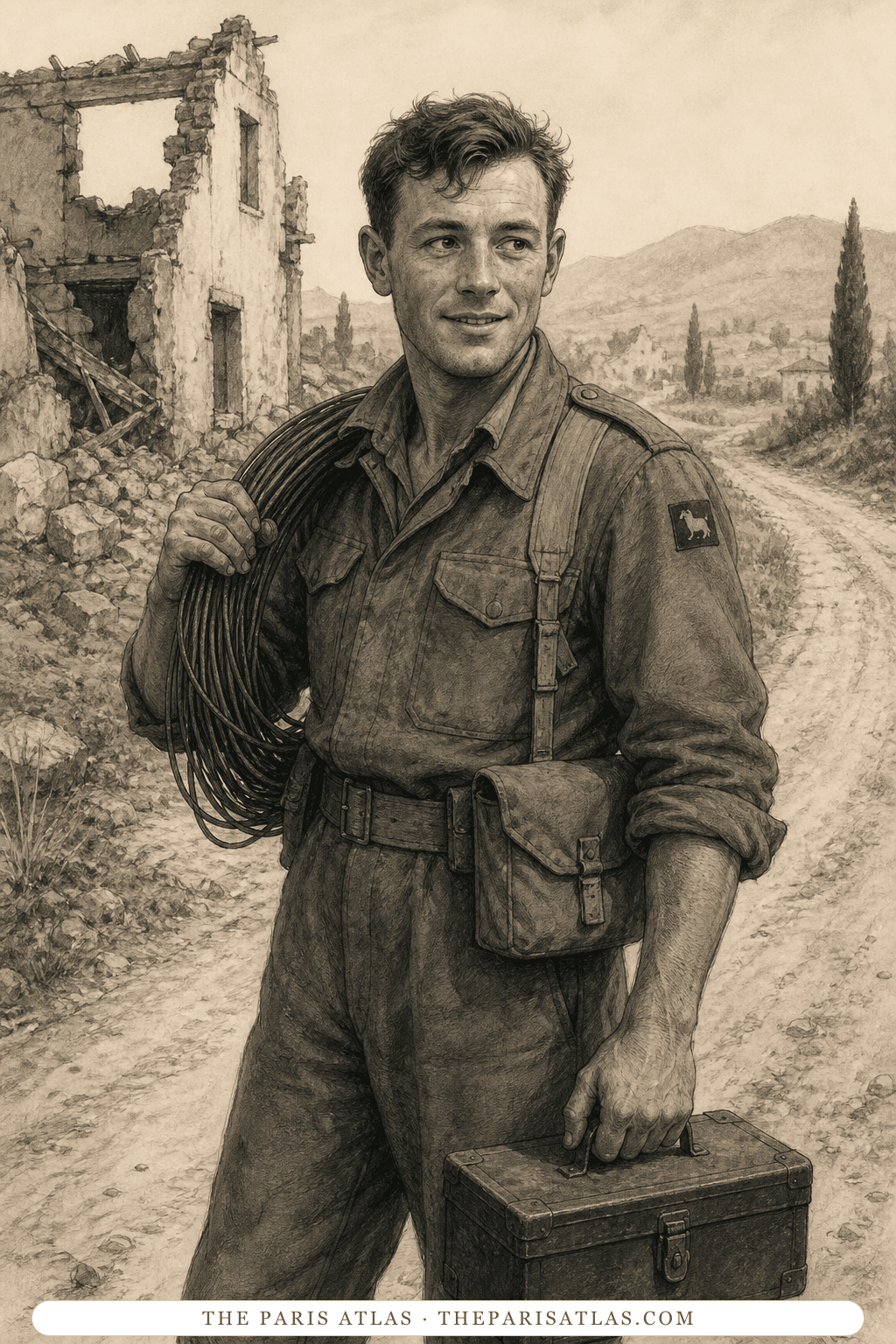Illustrated portrait of Hardy