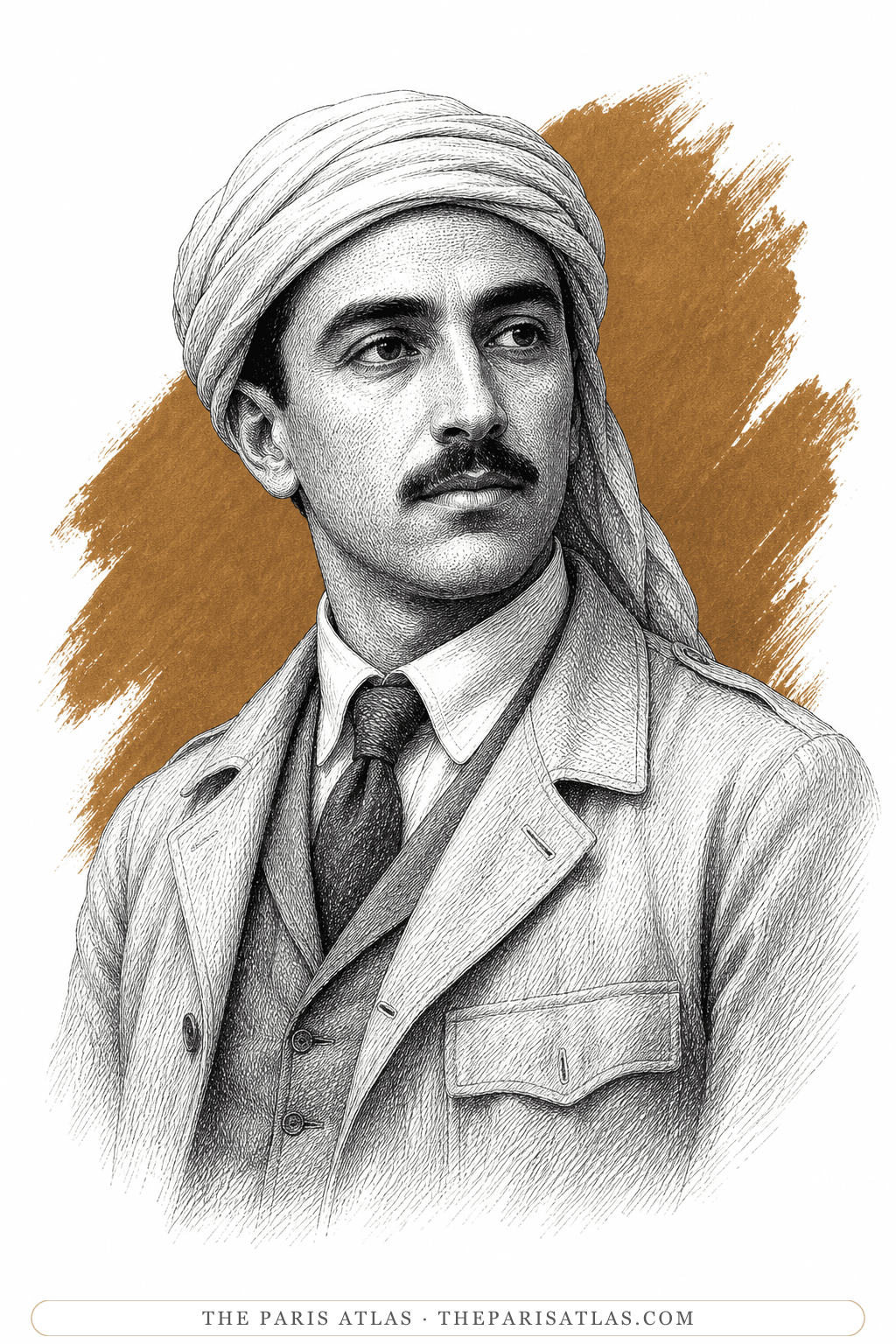 Illustrated portrait of Prince Kemal el Din