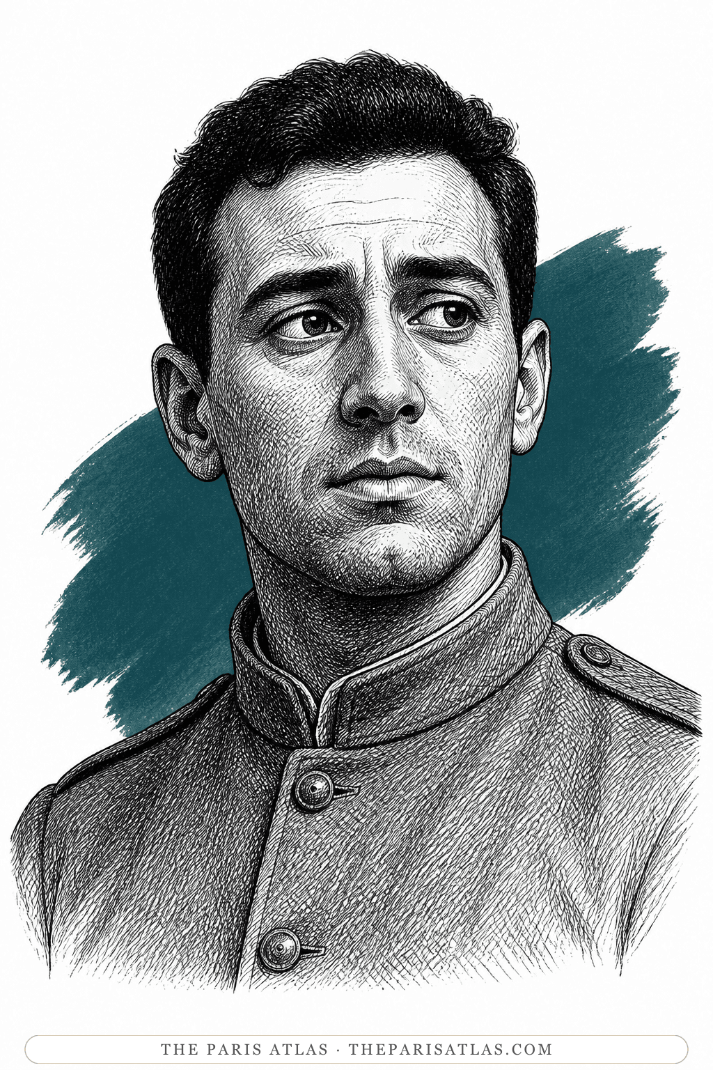 Illustrated portrait of Henri Cormery