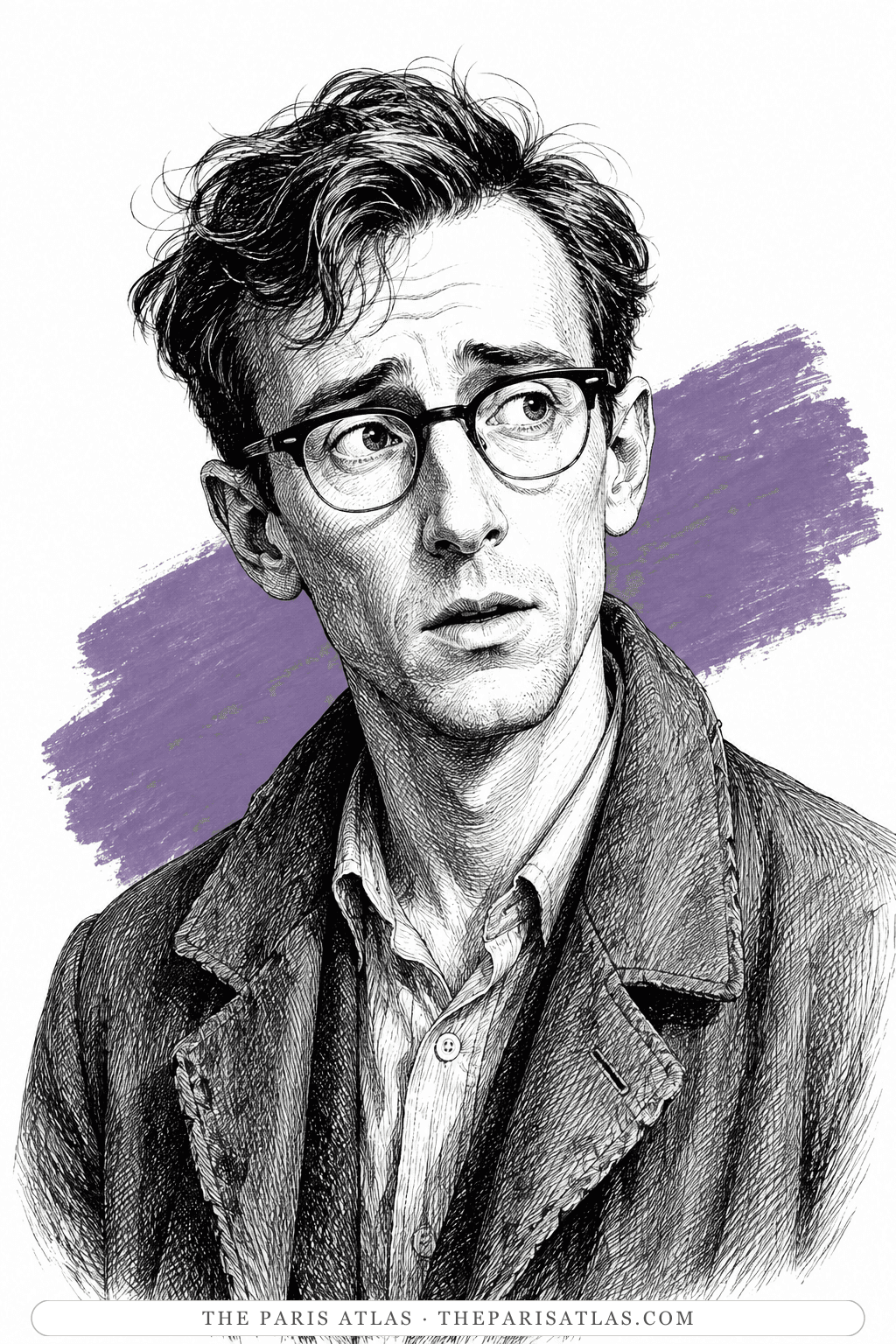 Illustrated portrait of Kenneth O’Keefe