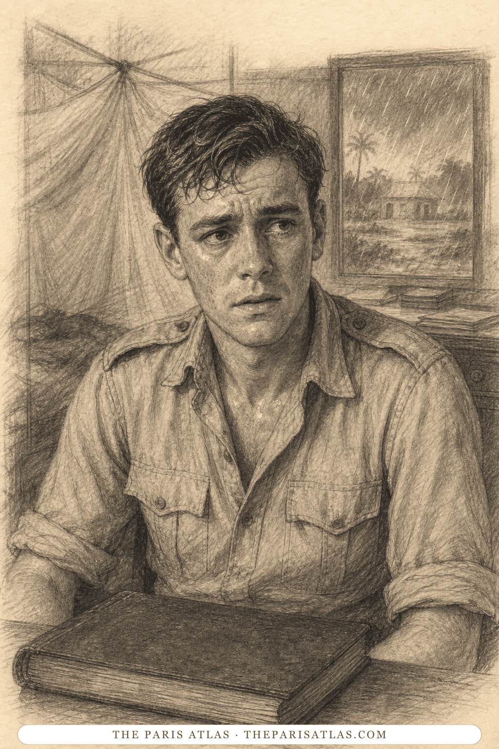 Illustrated portrait of Dicky Pemberton