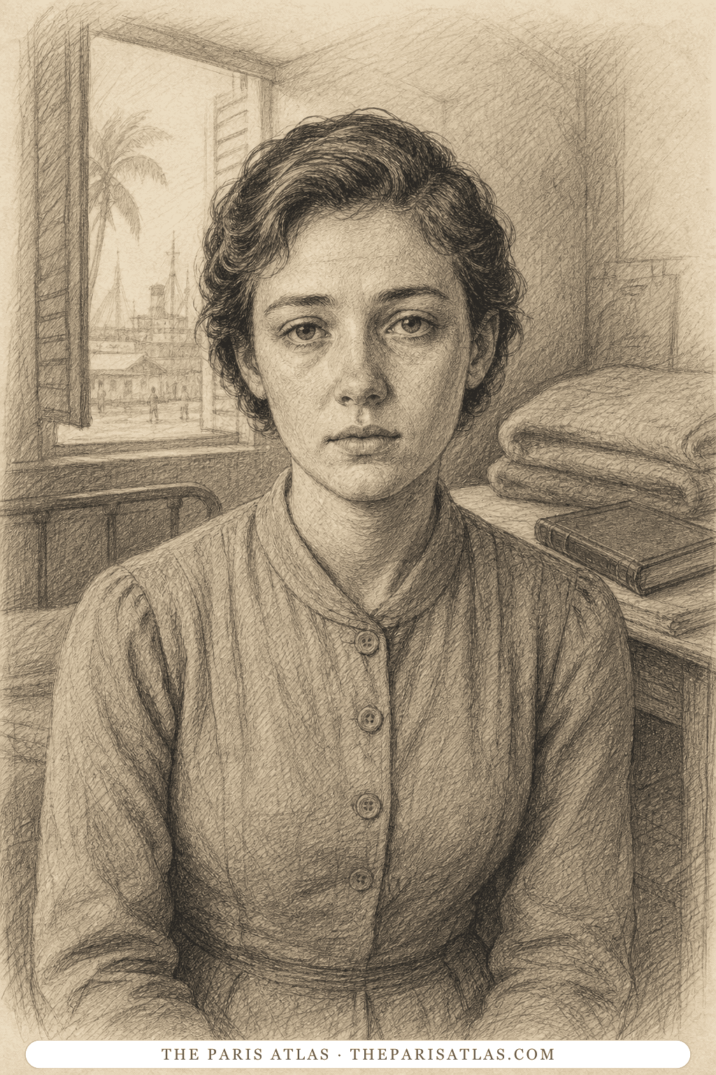 Illustrated portrait of Helen Rolt