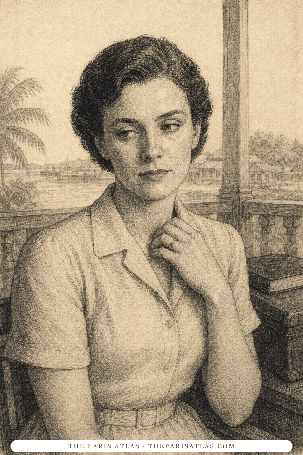 Illustrated portrait of Louise Scobie