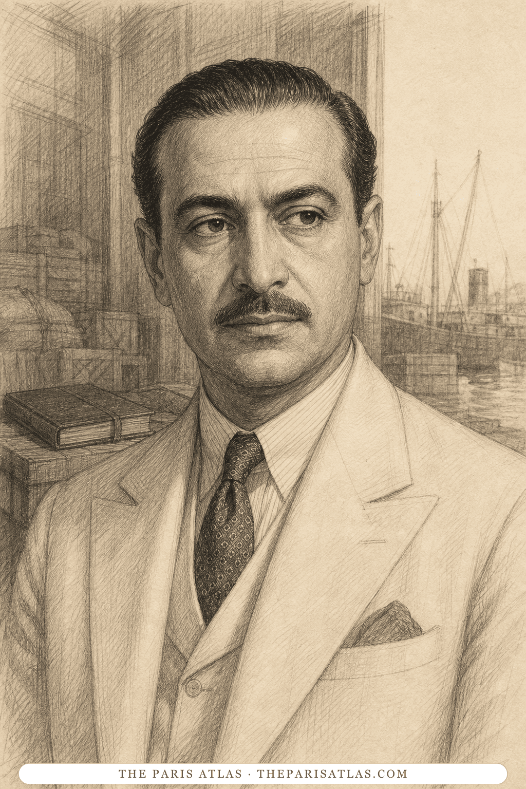 Illustrated portrait of Tallit