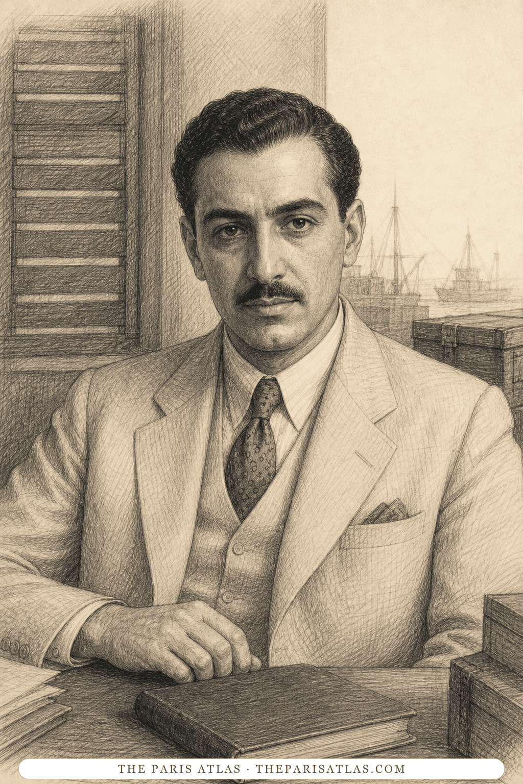 Illustrated portrait of Yusef