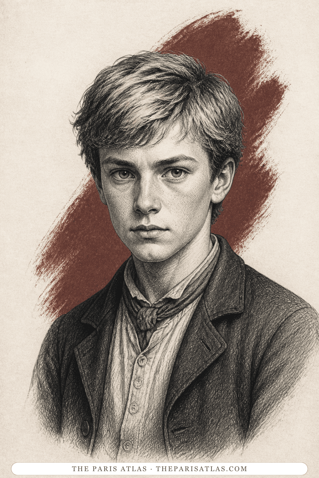 Illustrated portrait of Alcide