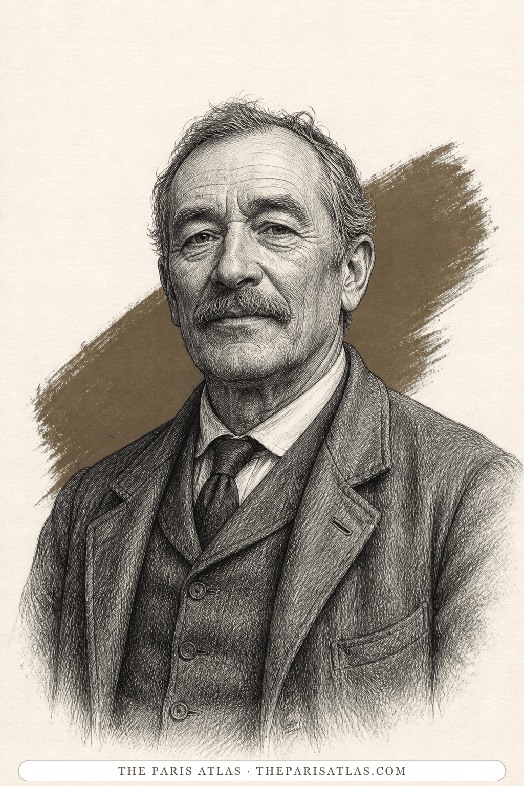 Illustrated portrait of Bocage