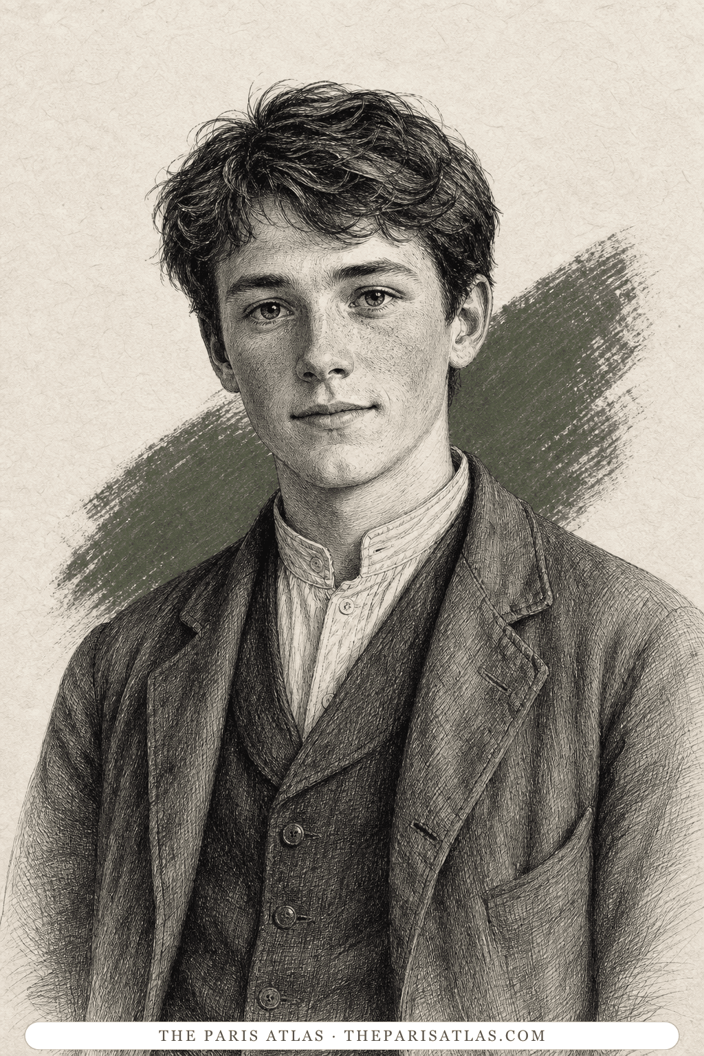 Illustrated portrait of Charles