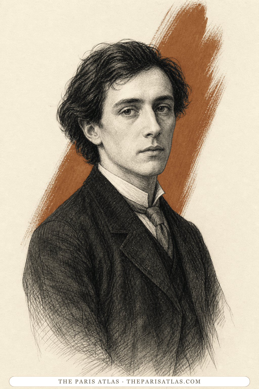 Illustrated portrait of Michel