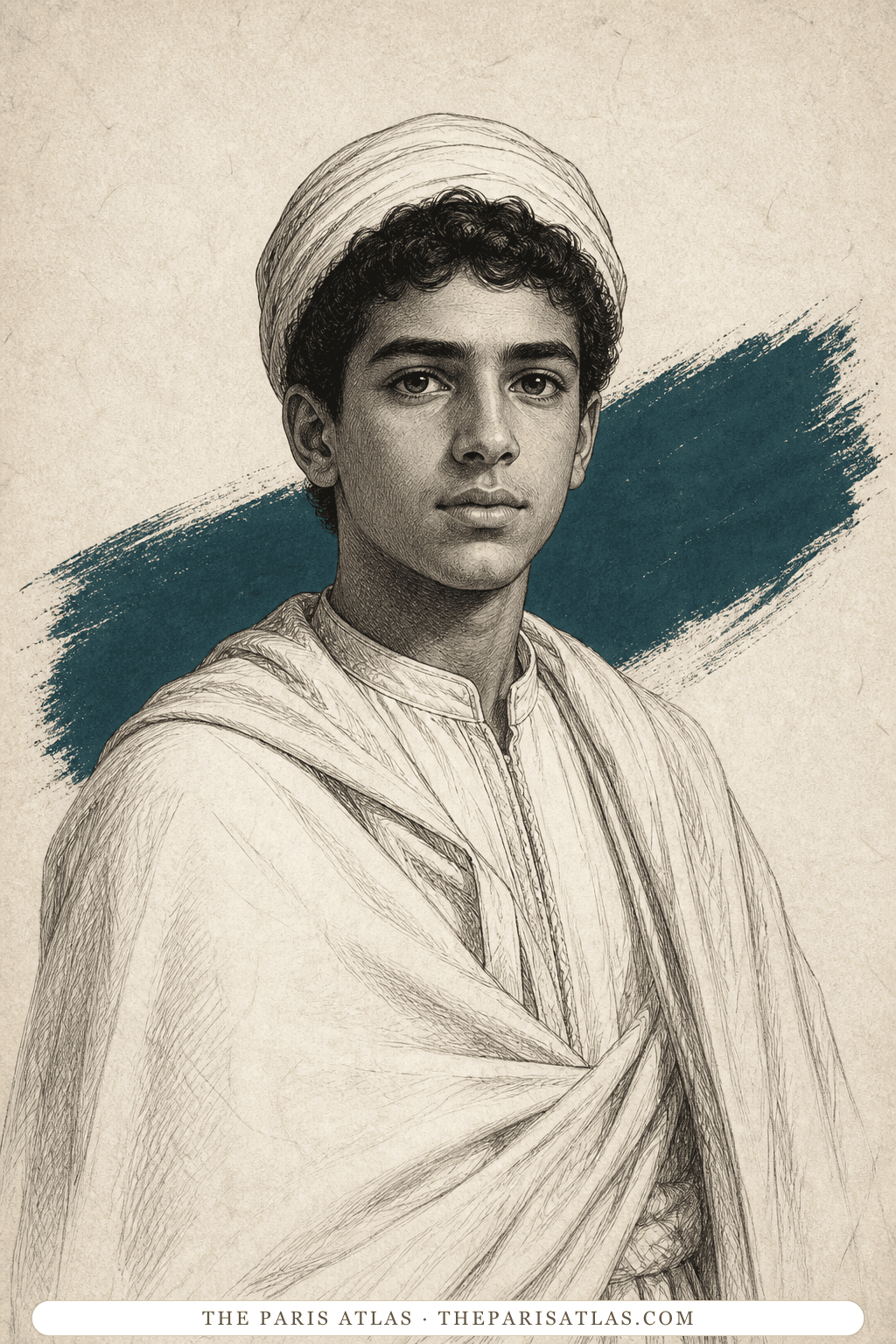 Illustrated portrait of Moktir