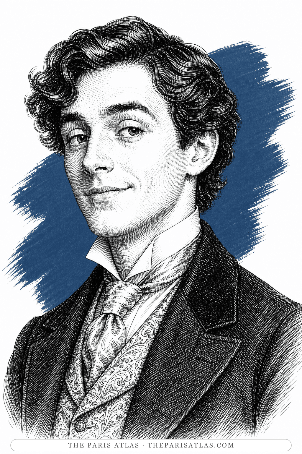 Illustrated portrait of Algernon Moncrieff
