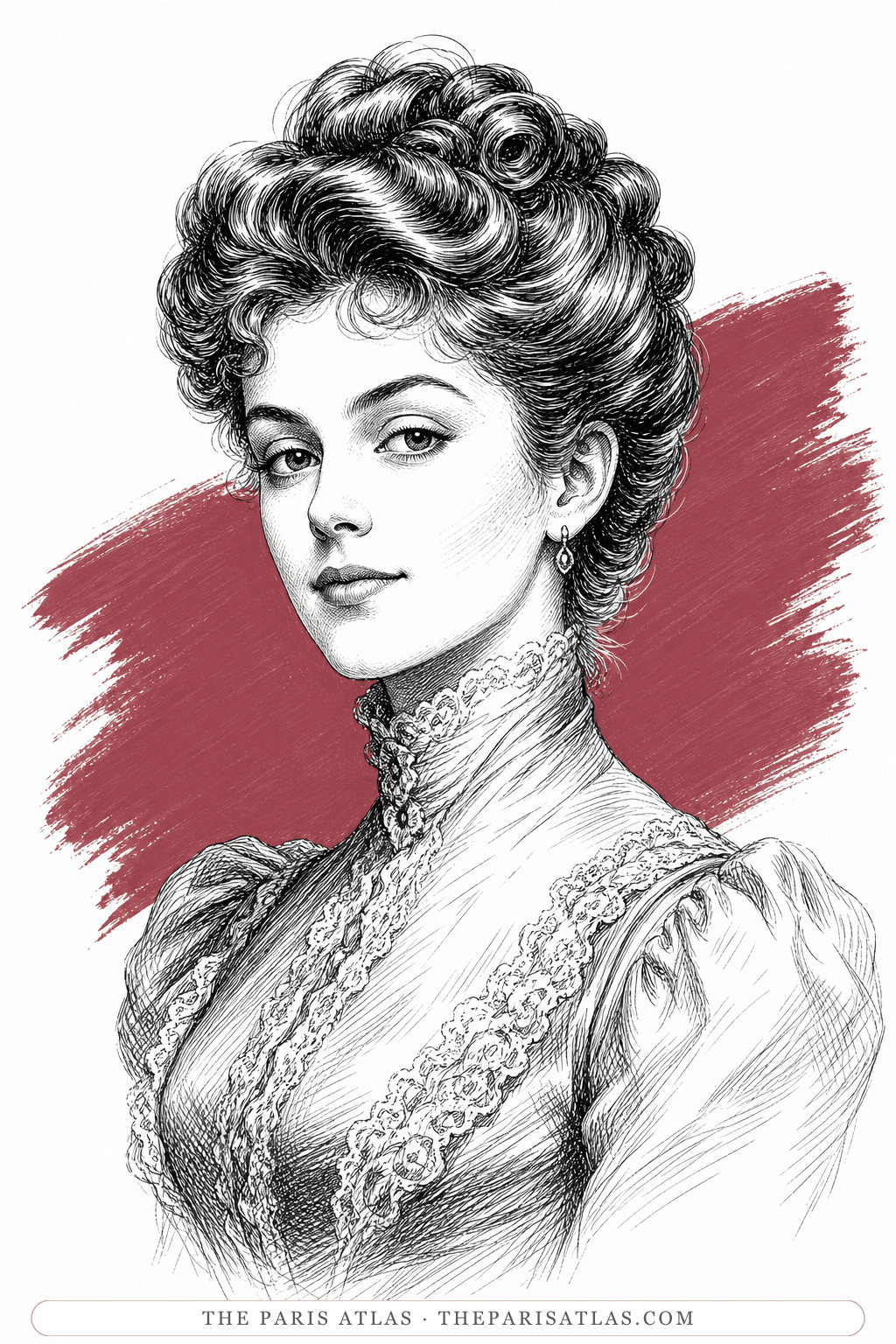 Illustrated portrait of Gwendolen Fairfax