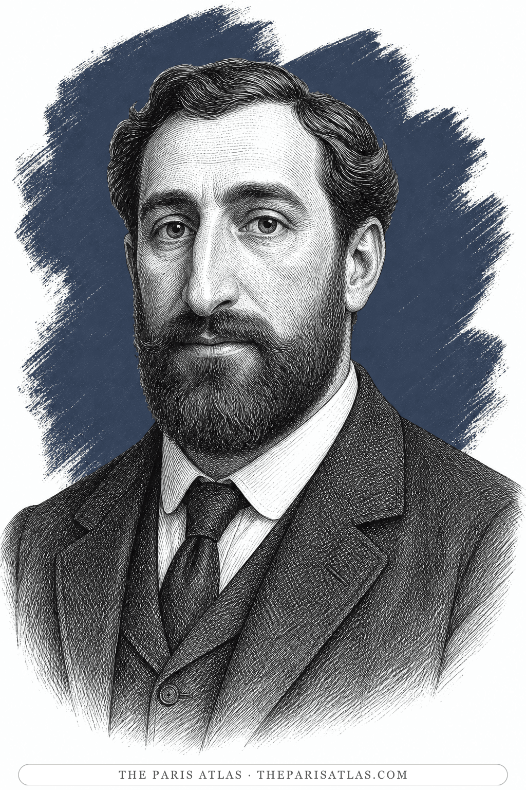 Illustrated portrait of Antoine