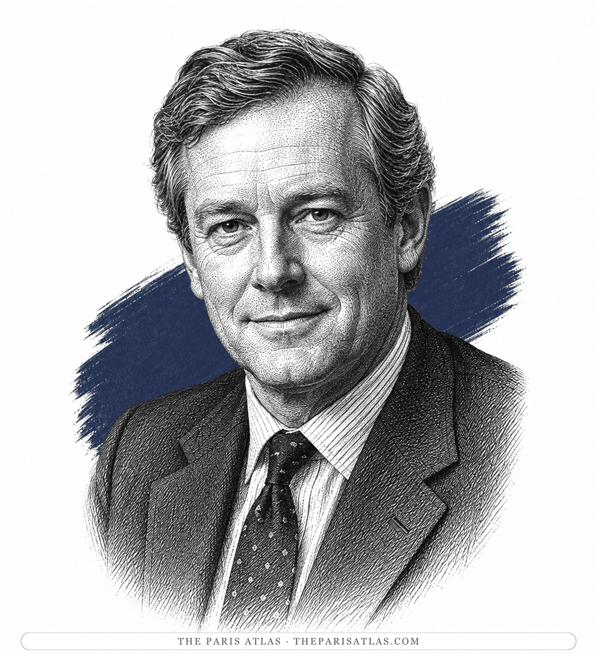 Illustrated portrait of Gerald Fedden