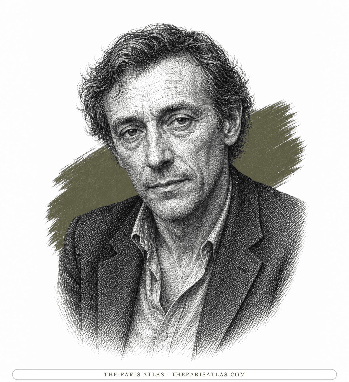Illustrated portrait of Pete