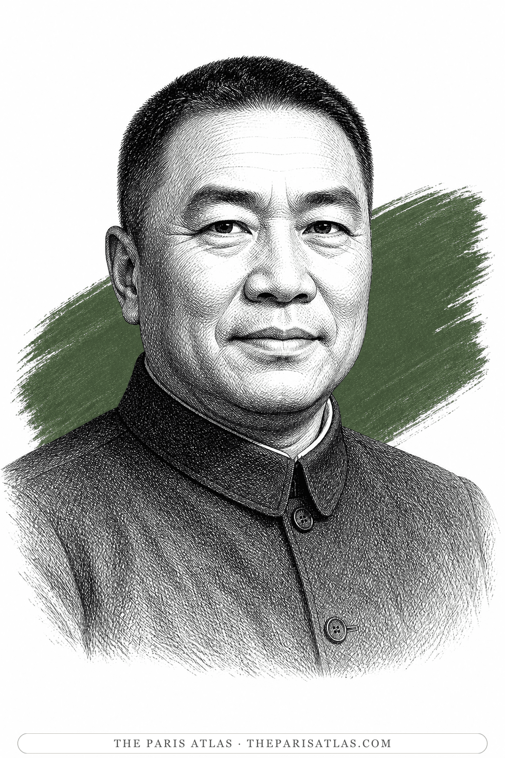 Illustrated portrait of Chen Yi