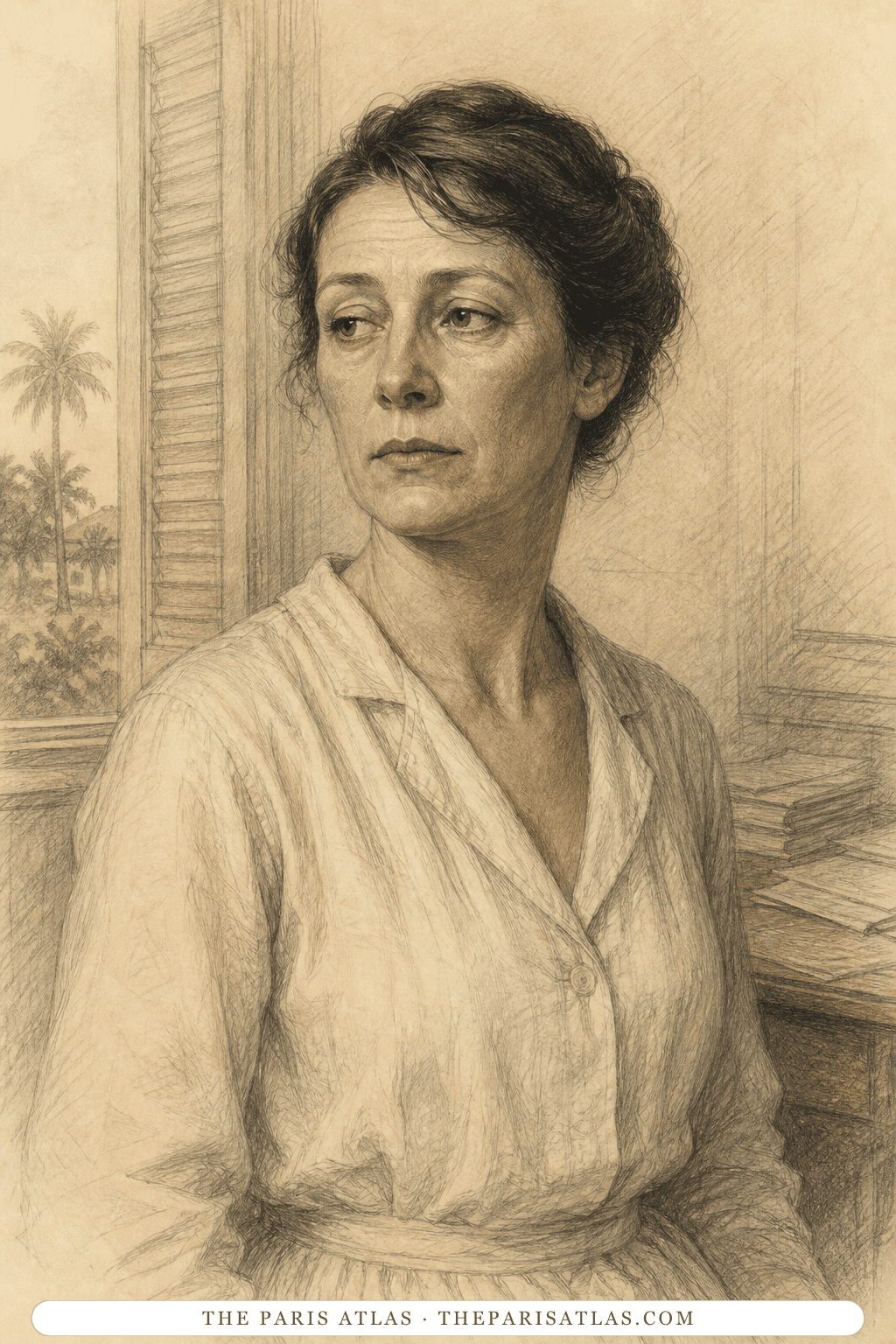 Illustrated portrait of The mother