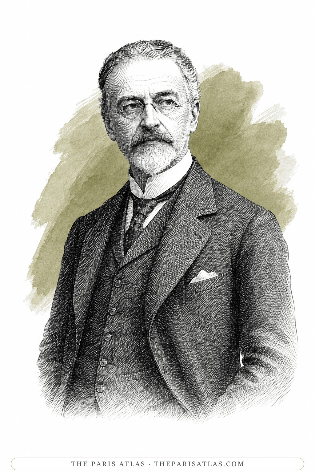 Illustrated portrait of Dr. Porhoët